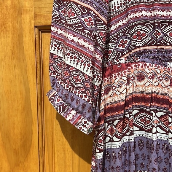 Cotton On Mini Dress Women's Size Small 3/4 Sleeves - Picture 3 of 6